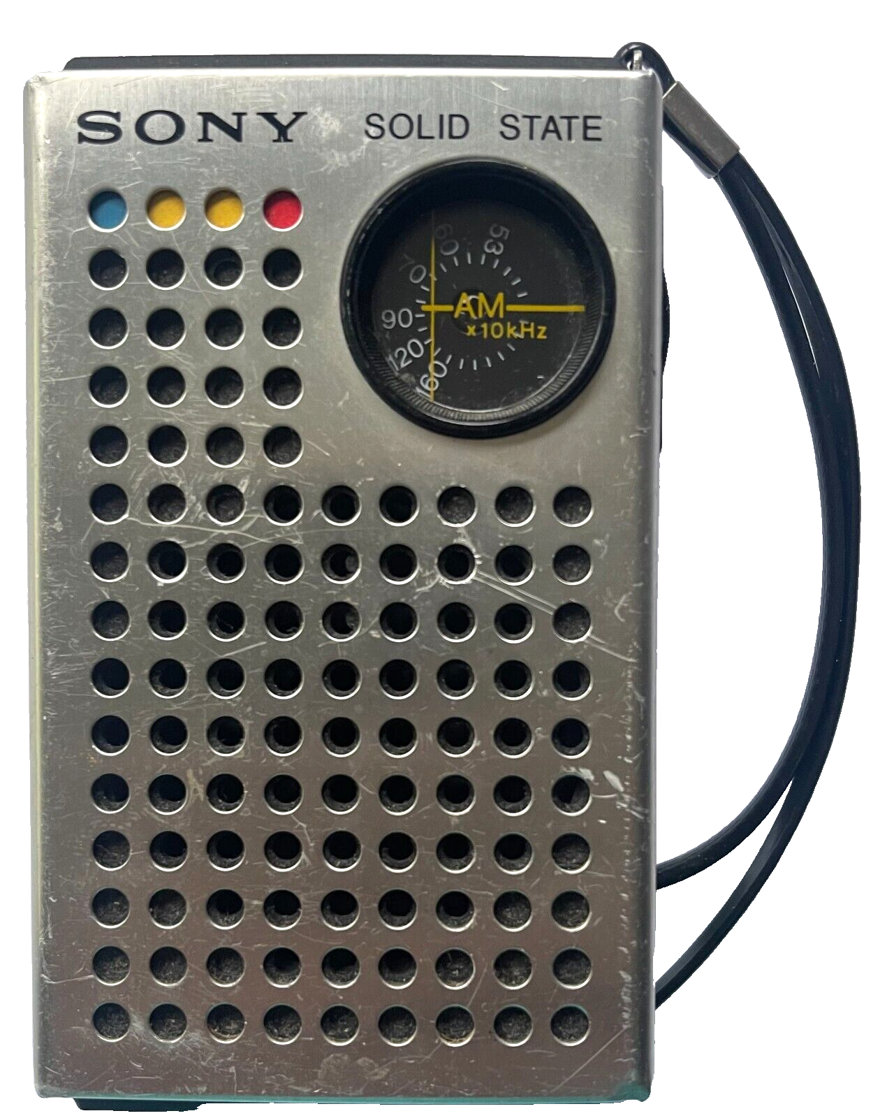 VINTAGE SONY TR-4100 AM SOLID STATE PORTABLE POCKET AM
