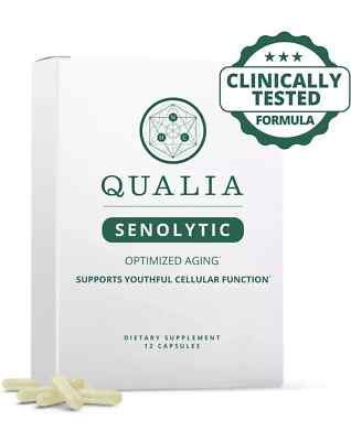 Qualia Senolytic Two-day Cell Rejuvenation Regimen by Neurohacker - EXP 10/2025