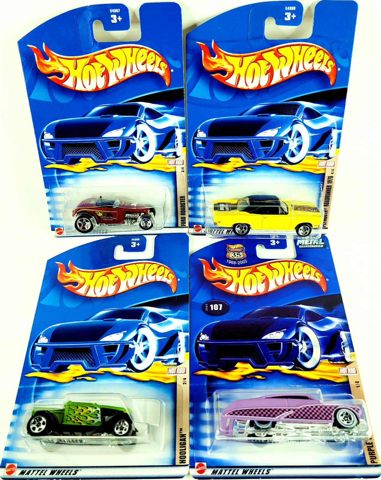 ミニカー HotWheels HOT ROD magazine 1/64 HOT WHEELS 100% HOT WHEELS HOT ROD MAGAZINE SERIES 