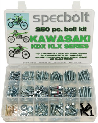 SUZUKI Body bolt kit DRZ 110 125 200 250 400 650 plastics fenders dirtbike 30pc Bodywork & Frame