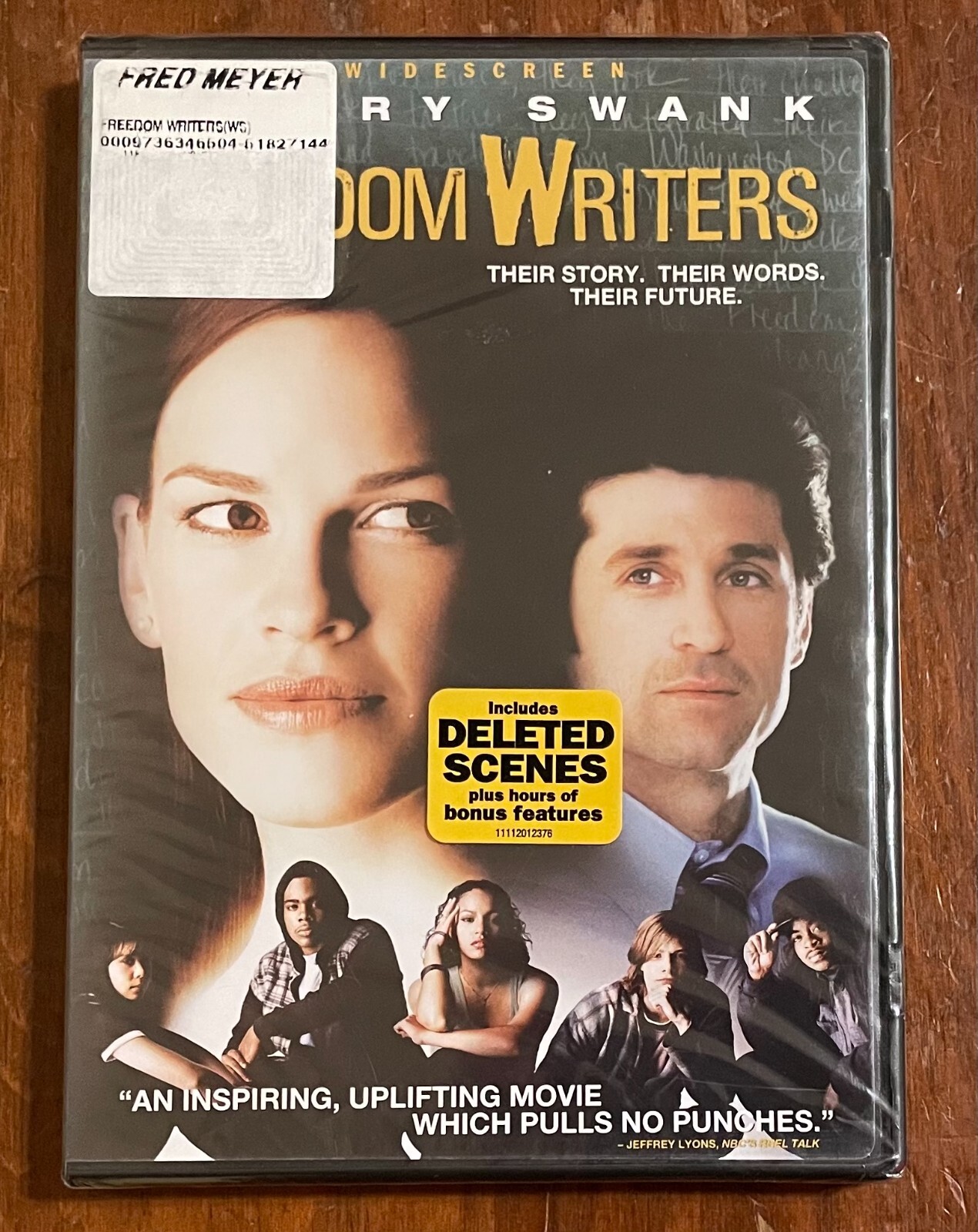 Freedom Writers DVD NEW 2007 Hilary Swank Patrick Dempsey