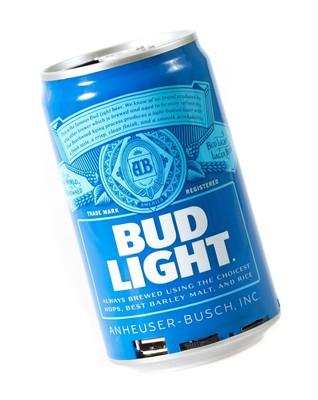 bud light can speaker