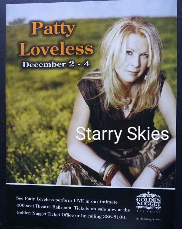 PATTY LOVELESS 2005 GOLDEN NUGGET LAS VEGAS PROMO AD 