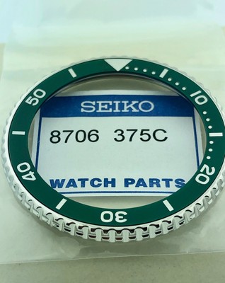 seiko 5 green bezel