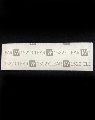 Walker 3M 1522 Hairpiece Tape 36 Pc 1'' x 3'' Straight Poly Wig One Pack PRIVATE