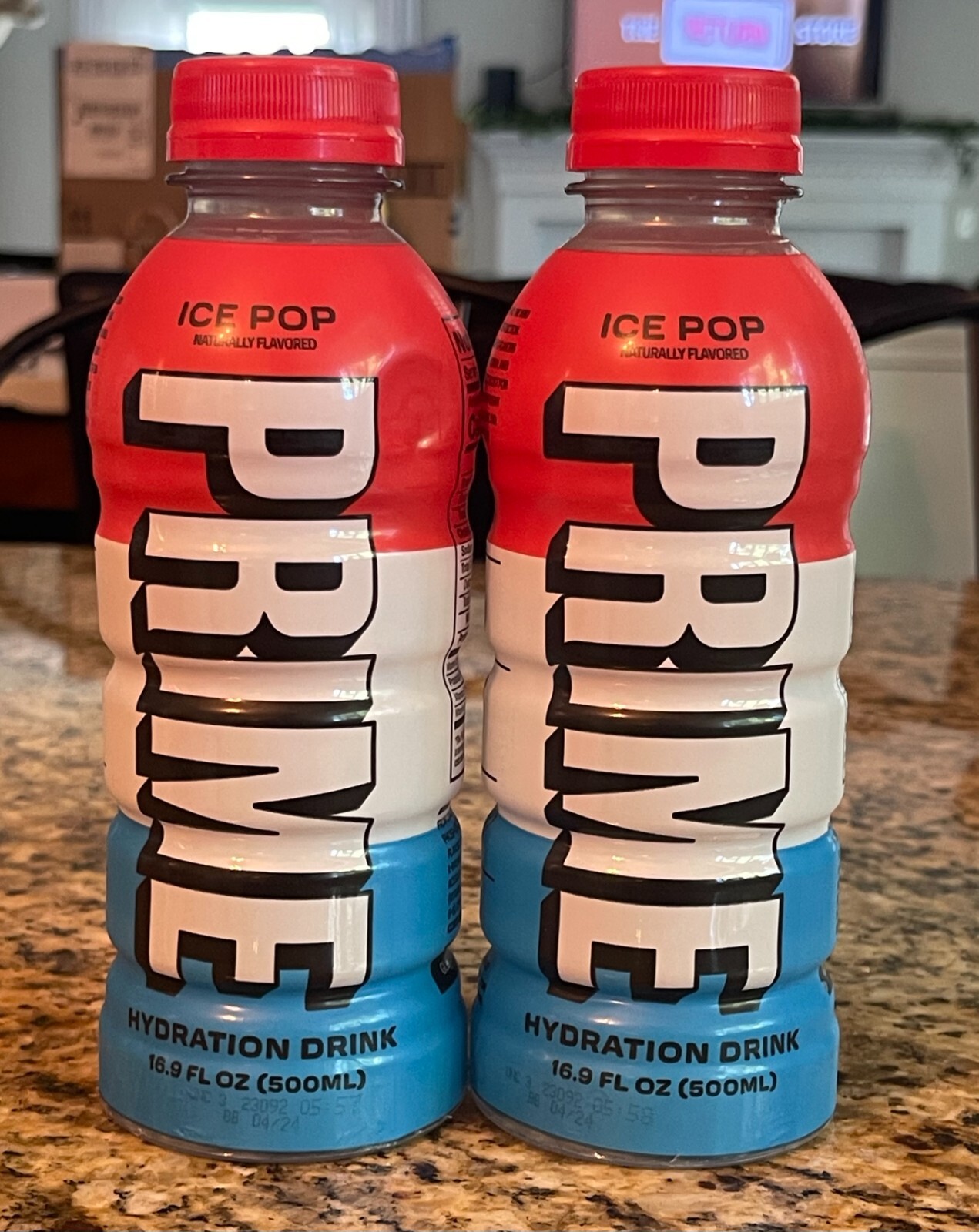 PRIME Hydration Drink- RARE! ICE POP (2pk)-16.9 fl oz Logan PRIME Hydration Drink- RARE! ICE POP (2pk)-16.9 fl oz Logan