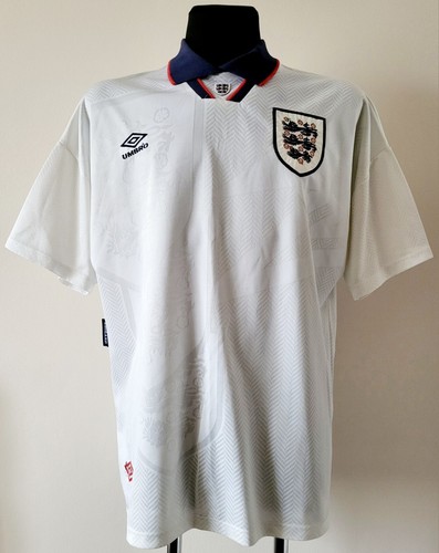 England 1995 - 1997 Home football Umbro shirt size Extra