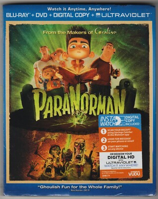 Paranorman (2012) Blu-ray & DVD & Slipcover,  **NEW** 