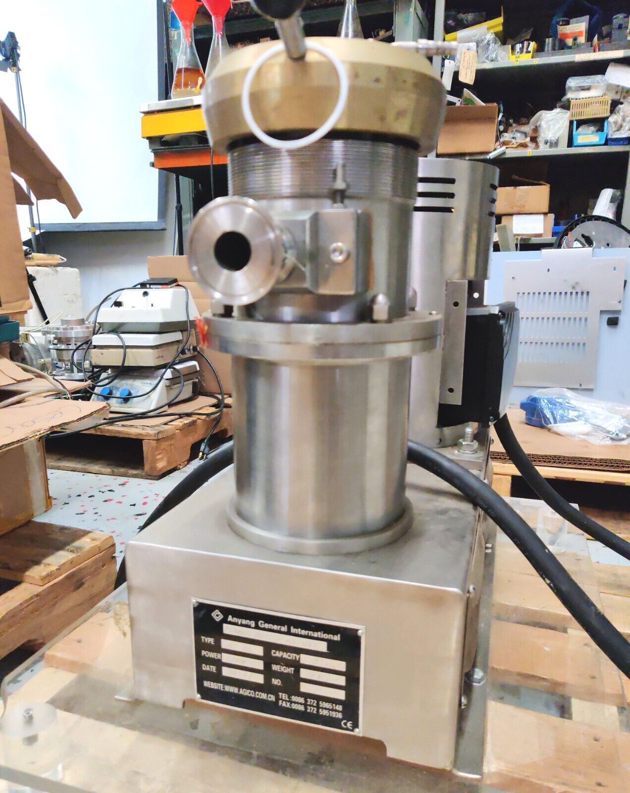 Agico GMS-50 SS Peanut Almond Butter Nut Mill Grinder Machine 5-25Kg/h 220V 3PH
