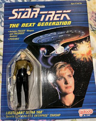 Star Trek Next Generation - Lieutenant Tasha Yar - Galoob 1988 Action Figure NEW