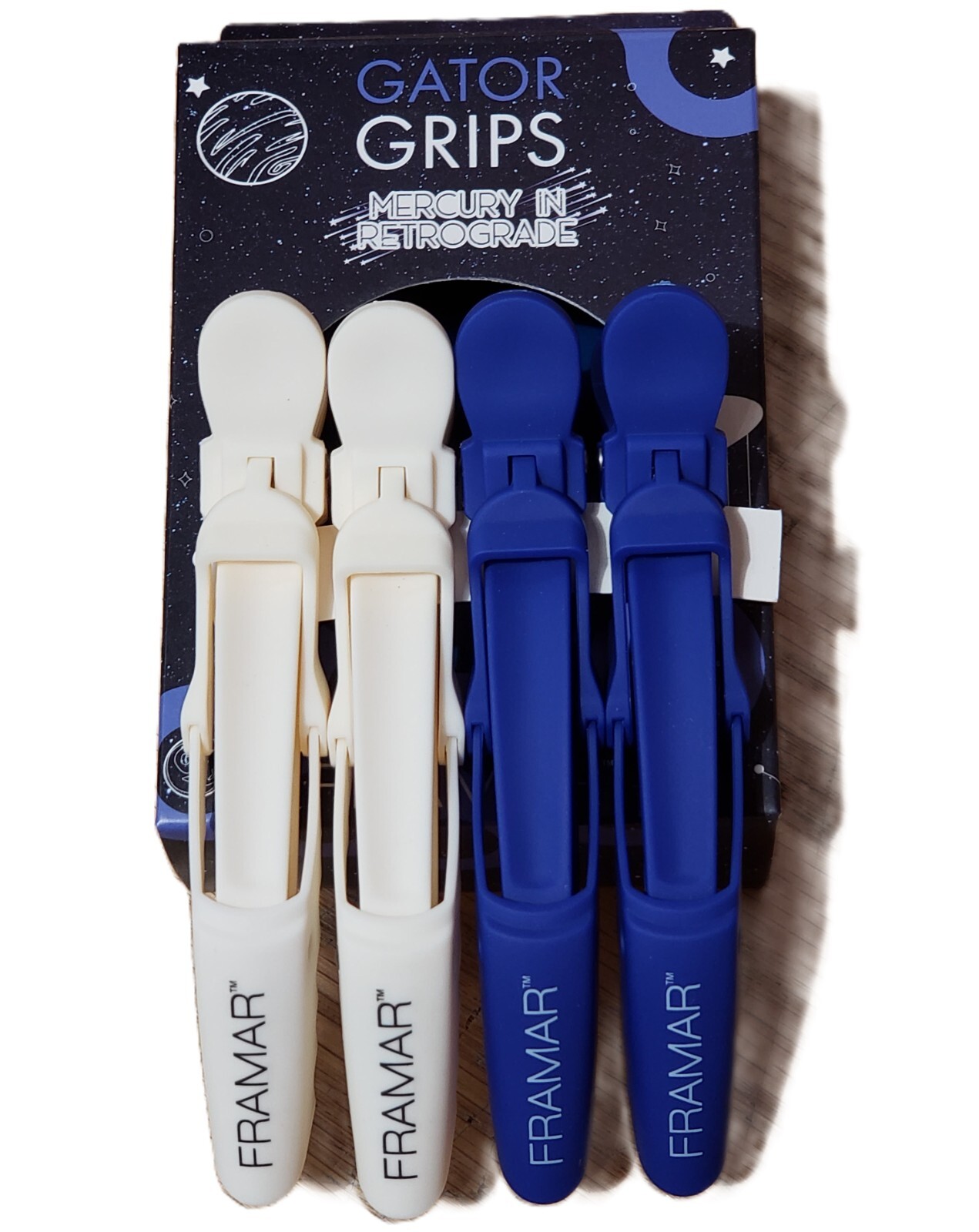 FRAMAR Mercury in Retrograde Gator Grip Clip Set - 4 Pieces