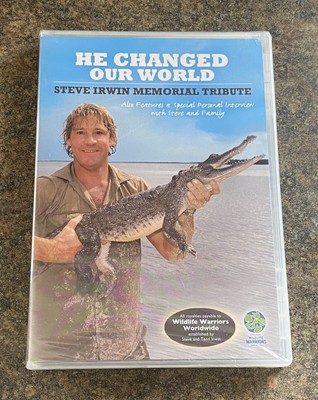 He Changed Our World: STEVE IRWIN Memorial Tribute (DVD, 2006) NEW & SEALED