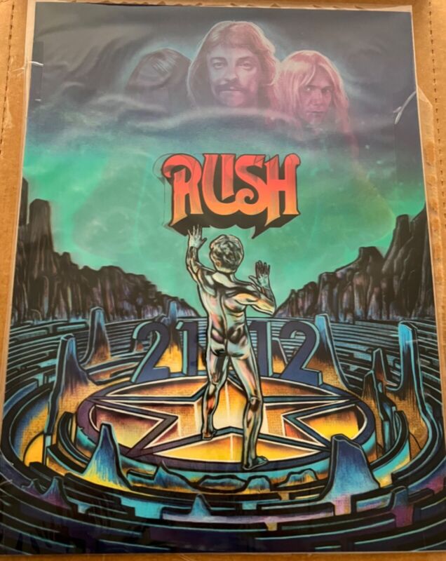 RUSH 2112 ORACLE THE DREAM 3D LENTICULAR POSTER 3 IMAGE FLIP CUYLER SMITH LMTD