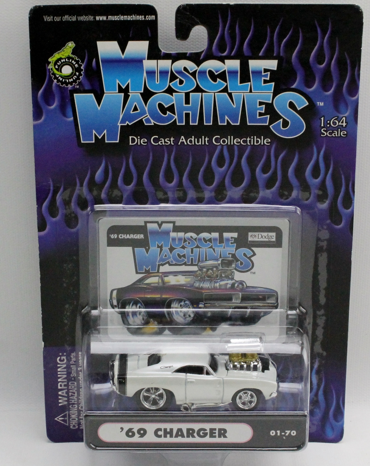 Muscle Machines 1:64 69 Charger 01-70 Die Cast Car | eBay