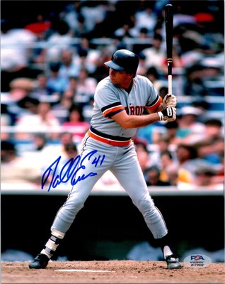 Darrell Evans Hand Signed 8X10 Photo - Detroit Tigers - PSA/DNA - MLB