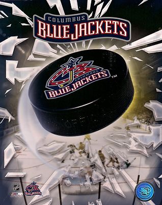 Wholesale Lot of 10 Columbus Blue Jackets Logo  8'' x 10'' Photo
