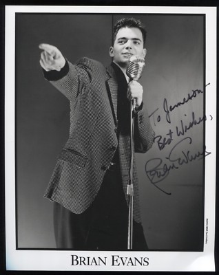 Brian Evans Signed 8x10 Photo Autographed Photograph Vintage Signature
