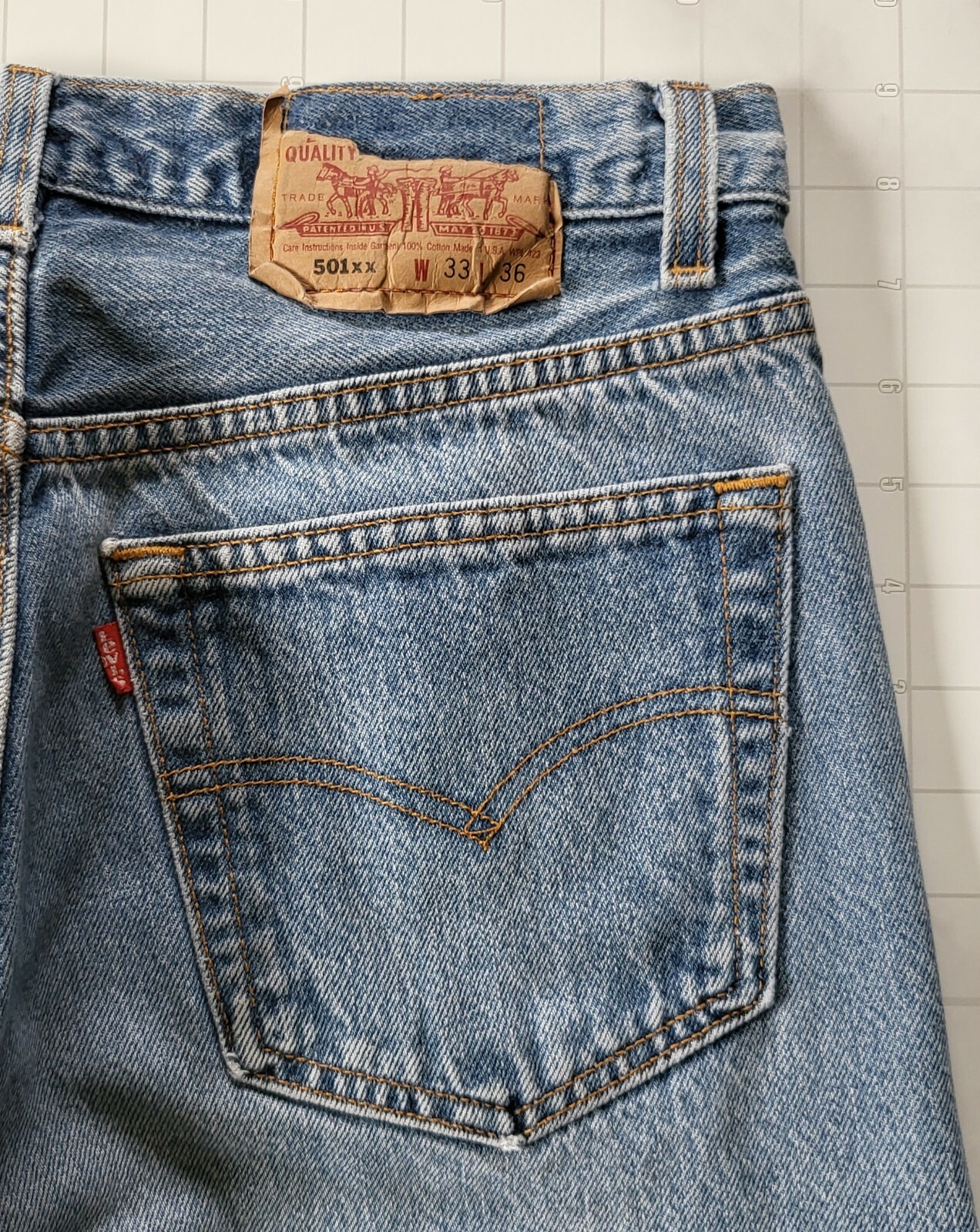levis 501 33x36