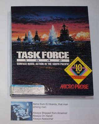 Task Force 1942 Surface Naval Action in the South Pacific MicroProse PC IBM Game