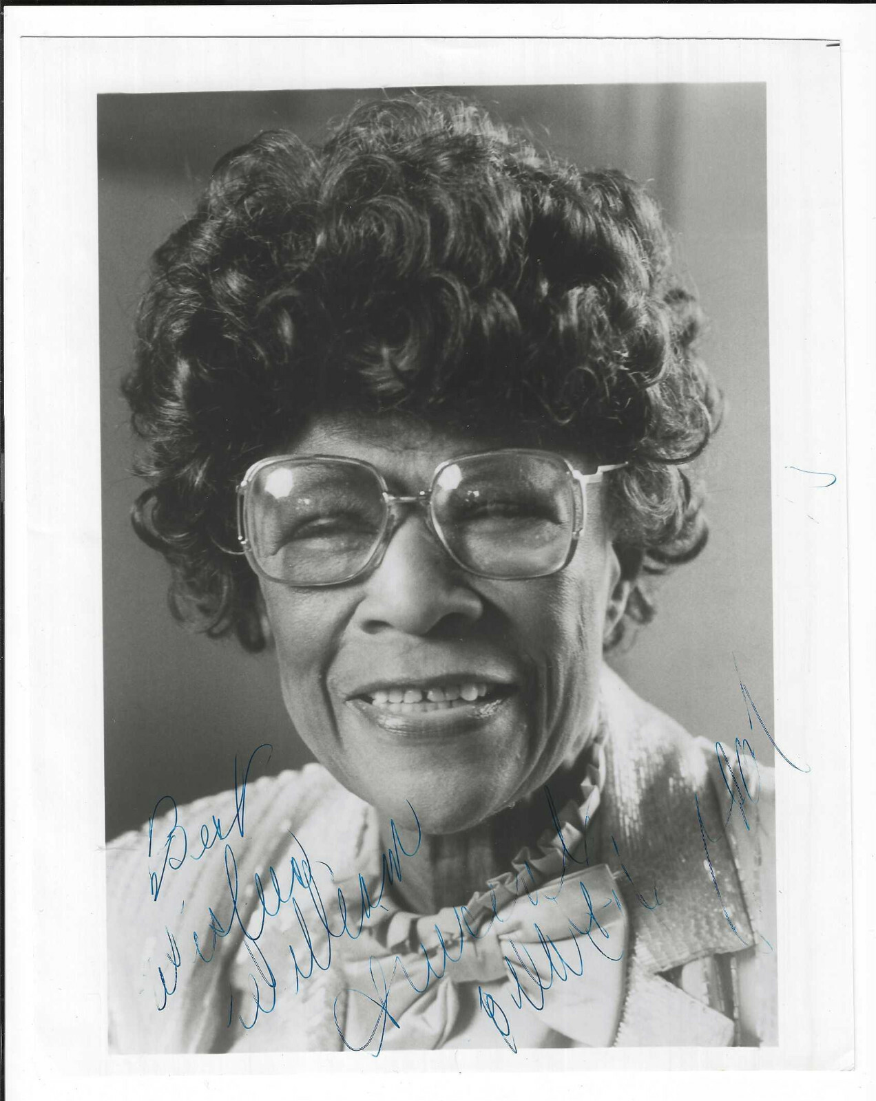 Ella Fitzgerald　直筆サイン（鑑定書付き） 超貴重 Ella Fitzgerald 鑑定済 JSA JAZZ