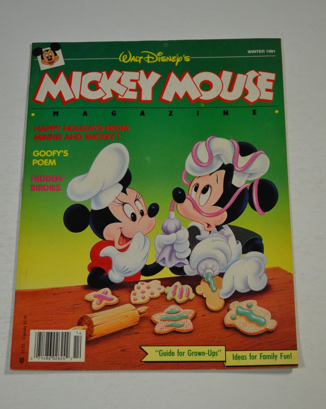 ミッキーマガジン Walt Disney's Mickey Mouse Magazine Winter 1991, Happy
