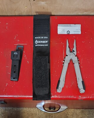 Gerber MP600 Needle Nose Multi-Plier Utility Knife Multi-Tool Sheath Unused