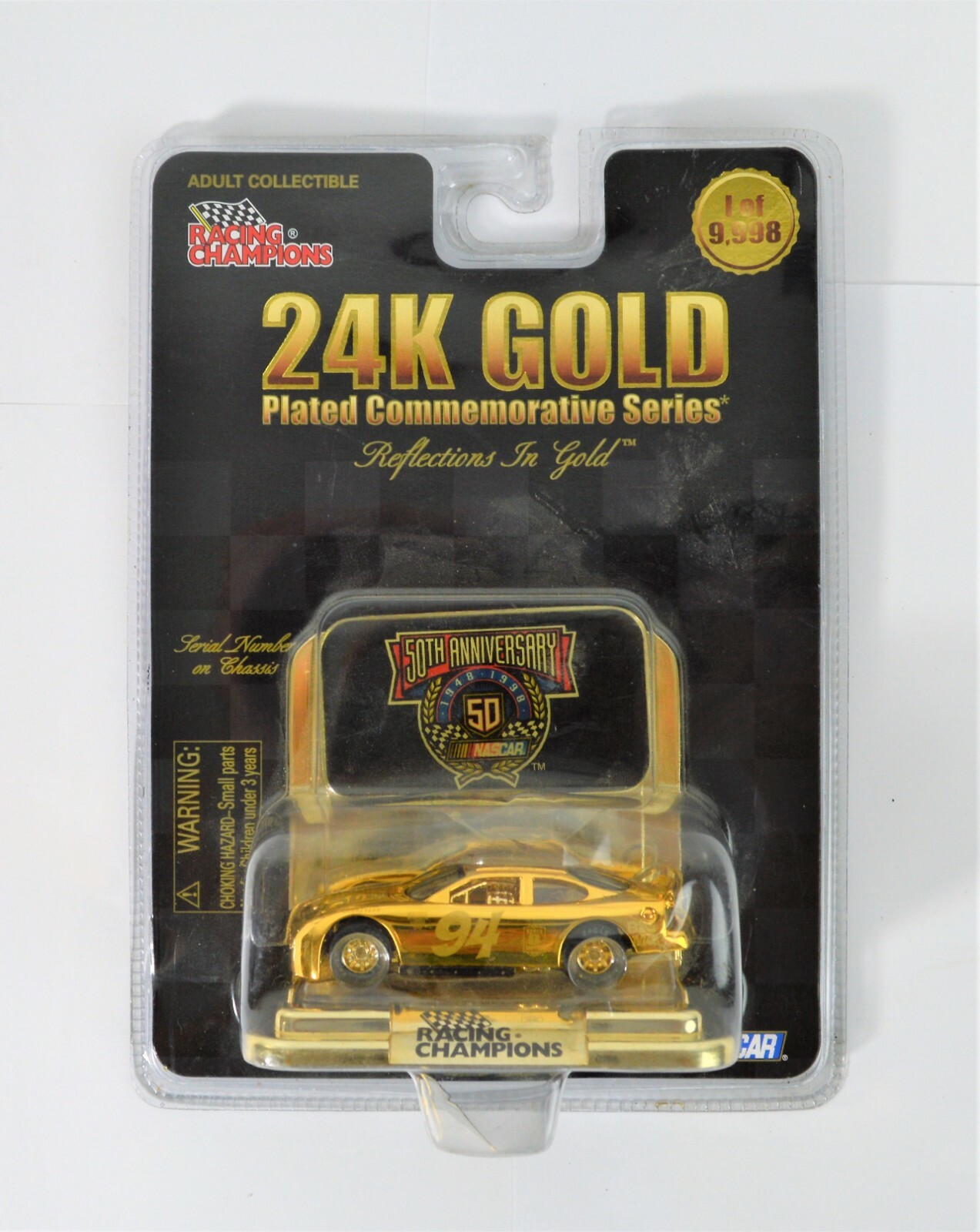Racing Champions NASCAR Race Car 94 50th Anniversary 24K