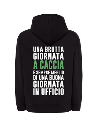 Felpa Uomo Caccia È Sempre Meglio Regalo Divertente Cacciatore
