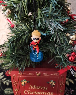 DISNEY STORE PIXAR THE INCREDIBLES DASH CUSTOM CHRISTMAS ORNAMENT NEW