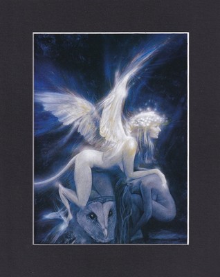 8X10'' Matted Print Art Picture fits Brian Froud: Faeries Fairy, The Sphinx