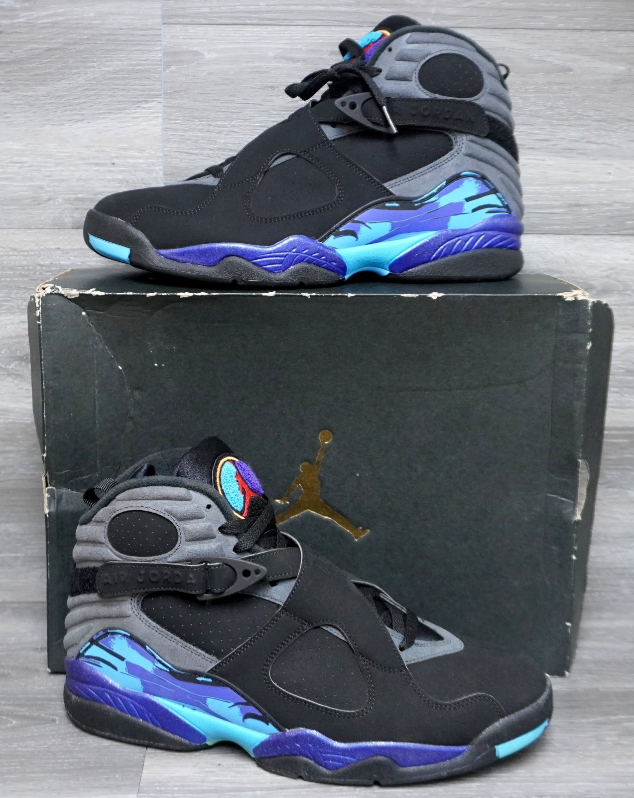 【値下げ】Nike Air Jordan 8 Retro Aqua (2015) Air Jordan 8 Retro “Aqua” (2015) 305381-025 w/ Box - Size 12