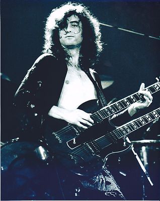 8 1/2 x 11 B&W Photo Jimmy Page of Led Zeppelin {M027} | eBay