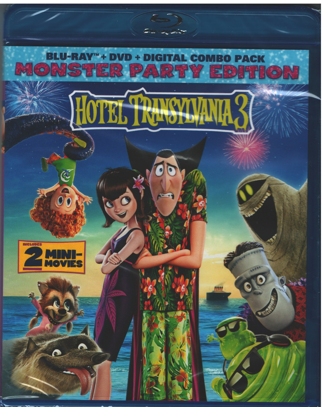 HOTEL TRANSYLVANIA 3 SUMMER VACATION (Blu-ray/DVD, Includes