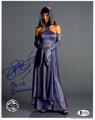 BAI LING Signed 8X10 OPX Photo ''STAR WARS'' Sen Bana Breemu Beckett Witness 
