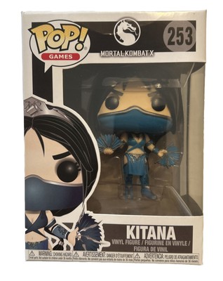 Funko POP! - Games  - Mortal Kombat X - Kitana #253 in Pop!-Protector