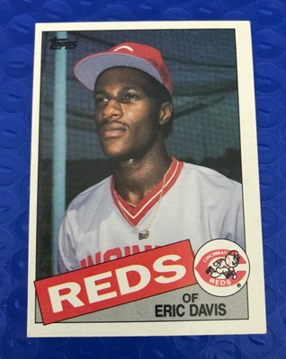 ERIC DAVIS 1985 TOPPS #627 ROOKIE RC Cincinnati Reds