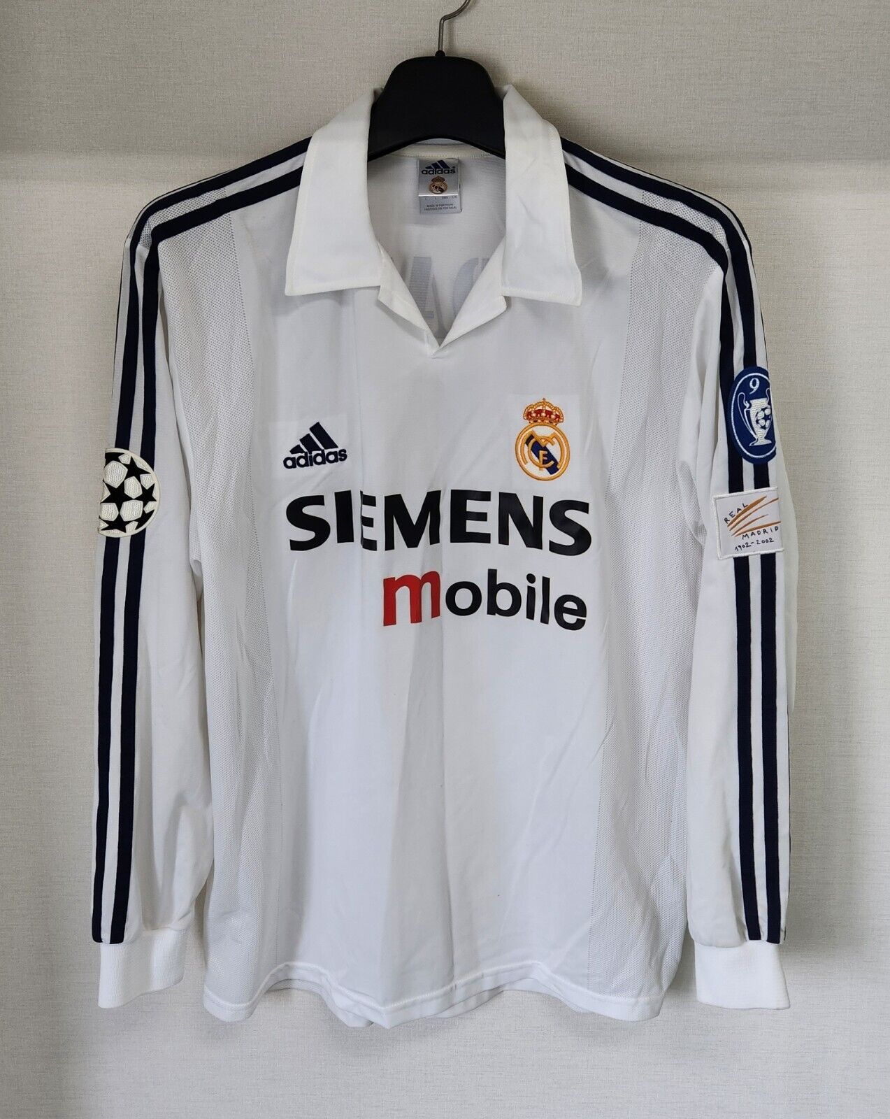 2002-03 Real MADRID Home L/S No.5 ZIDANE UEFA Champions 02 2002-03 Real MADRID Home L/S No.5 ZIDANE UEFA Champions 02