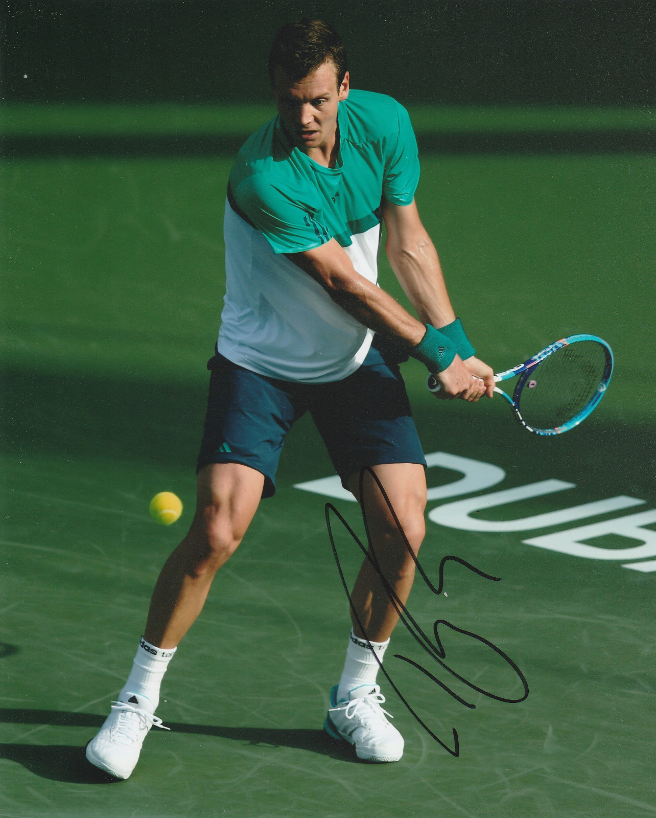 Tomas Berdych Personal プロストック Tomas Berdych Personal Blacked Out Dunlop – ProStockTennis