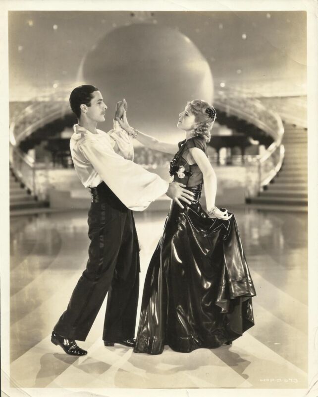JUNE LANG in "Bonnie Scotland" Ballroom Scene Original Vint. Photo By STAX 1935