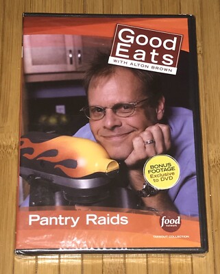 Alton Brown Good Eats: PANTRY RAIDS DVD Food Network New Sealed