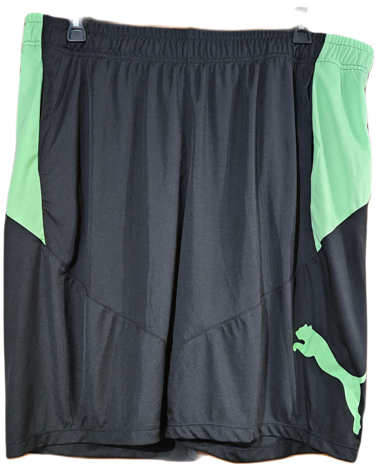 ショートパンツ PUMA x OPEN YY RUNNING SHORTS, DARK OLIVE PUMA x OPEN YY RUNNING SHORTS, FIZZY LIGHT