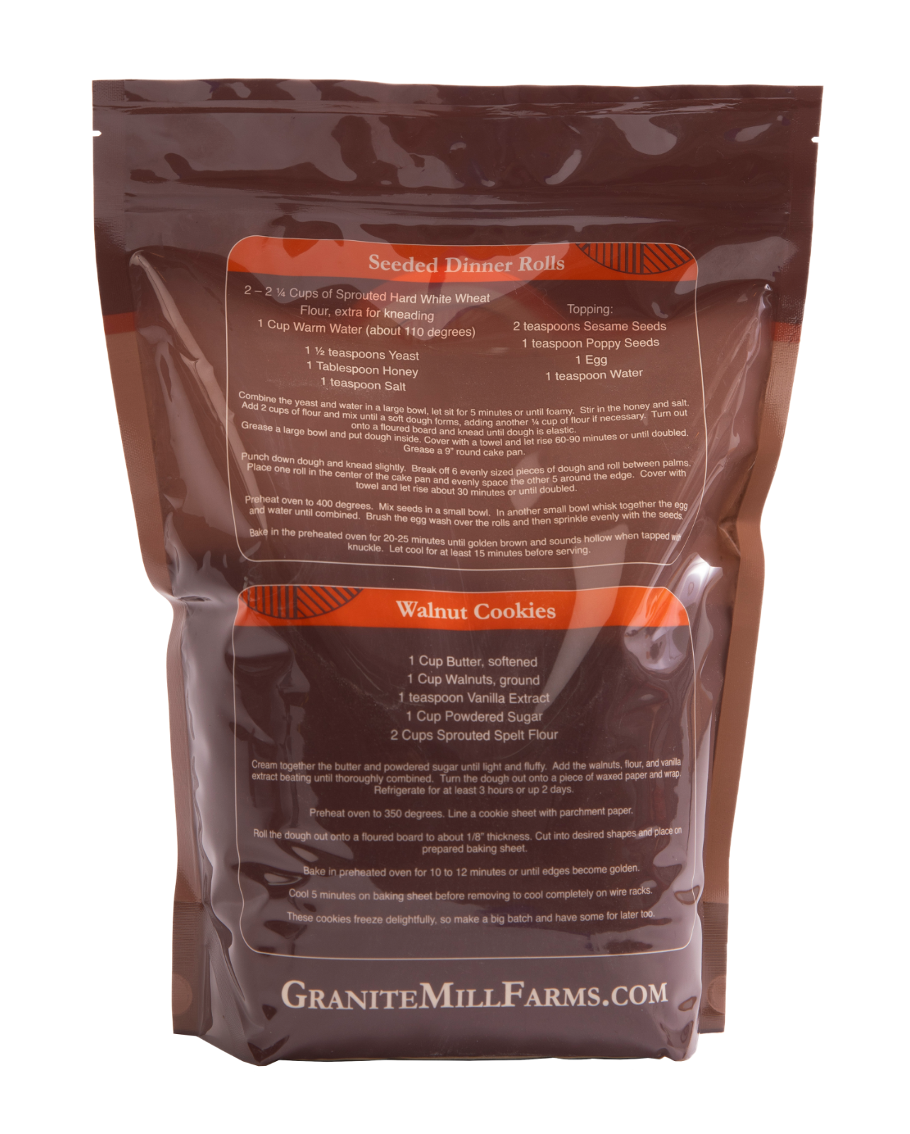 Granite Mill Farms Stone Ground Sprouted Organic Emmer Flour, 5 lb