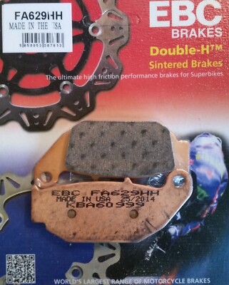 FITS HONDA CB125R CB 125 R 2018 EBC Double-H Sintered REAR Brake Pads FA629HH