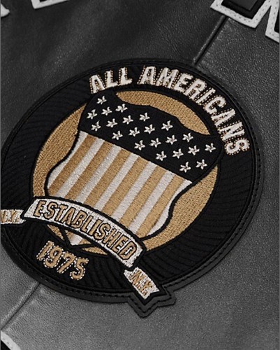 Pre-owned Avirex Brand  Limited Edition 100% Leather Icon Jacket Size Medium - Ombré In Black