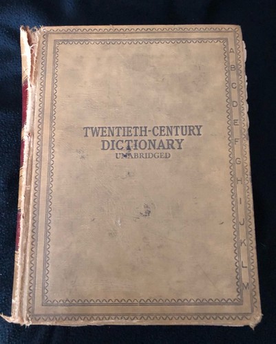 不実/Treachery   UDS英語 WEBSTER'S NEW TWENTIETH CENTURY DICTIONARY 1965 Unabridged