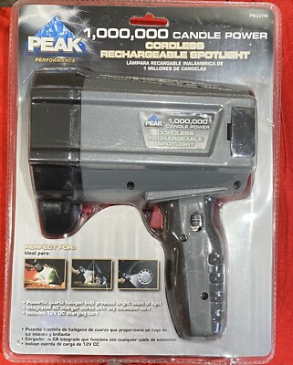 New Rechargeable 1 Million Candle Power Cordless Rechargeable Spotlight