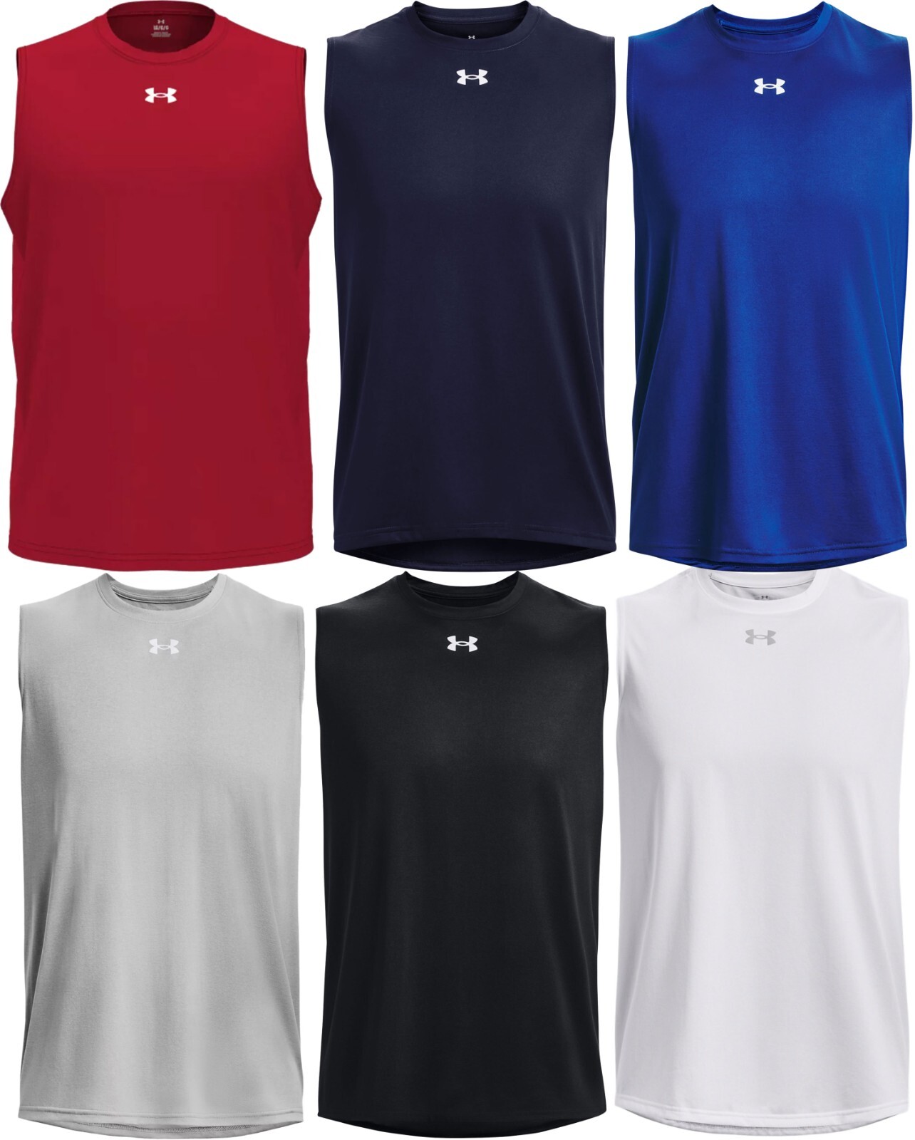 Under Armour Men's Team Tech Sleeveless Tee - 1376840 - FREE