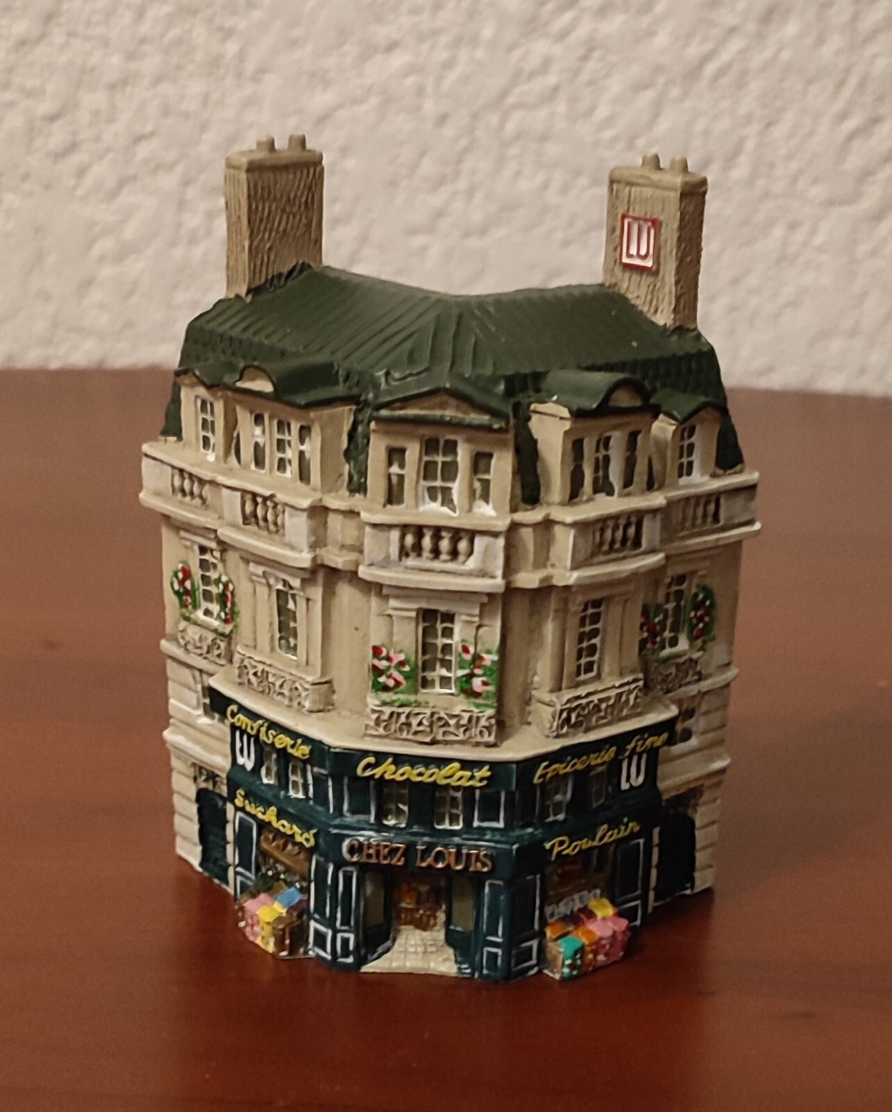 Gault France ミニチュア建物4点 パリ街並み 置物 フランス製 Gault France ミニチュア建物4点 パリ街並み 置物 フランス製