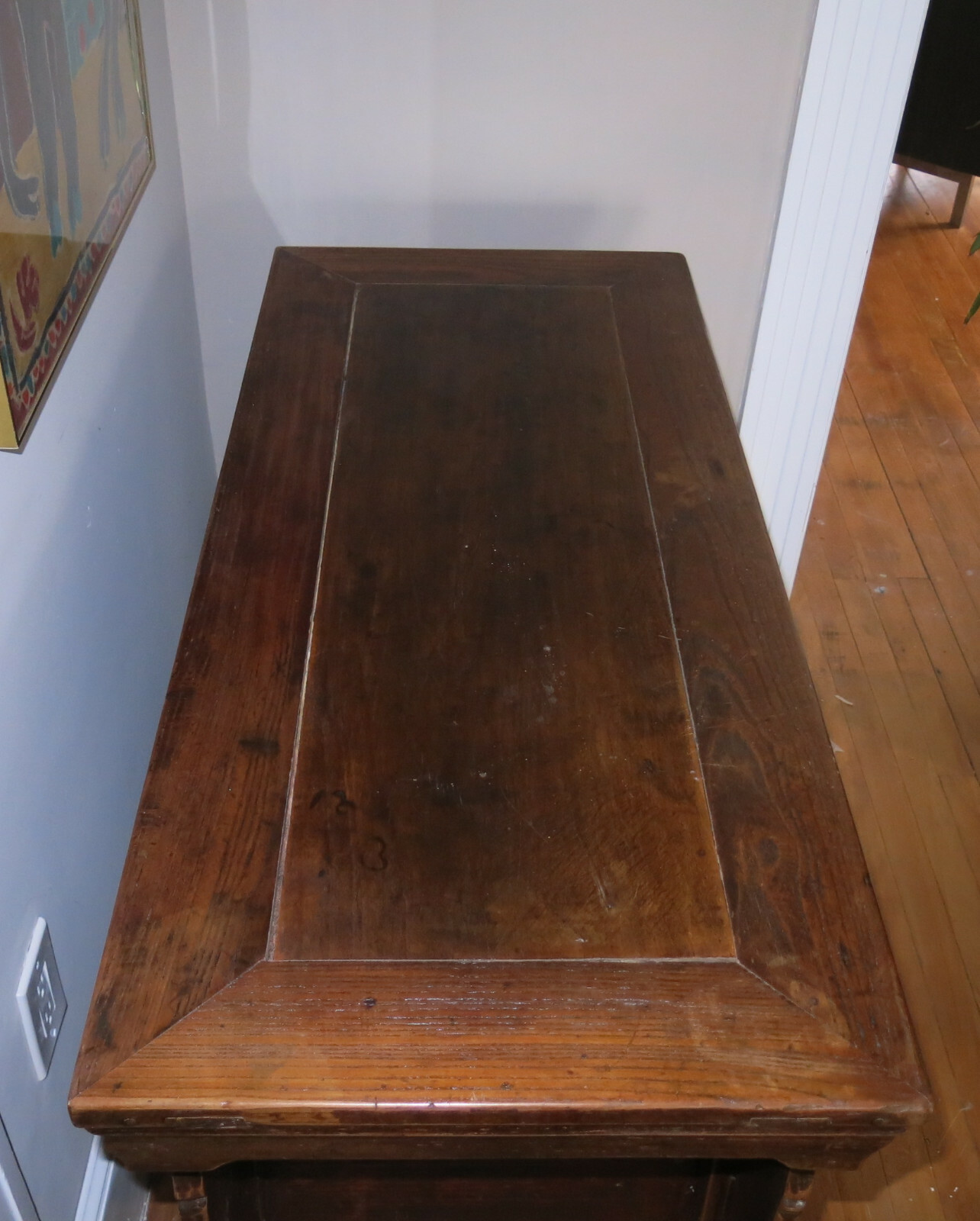 Antique c 1890 Chinese Butterfly Chest with Drawers Estate Find