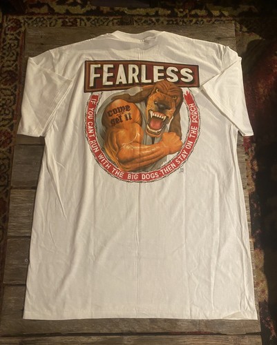 最終価格‍us vintage dog shirt. New Mens Muscle Design 1995 Dog XL T-Shirt NWOT Vintage